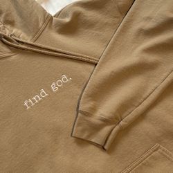 Tan Hoodie 