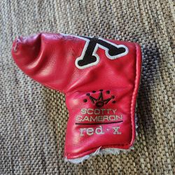 Titleist Scotty Cameron Milled Putters Red•X Putter Cover Headcover Only