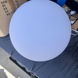 20″ Color-Changing LED Light Sphere – Rechargeable, Waterproof, Remote Control – Brand New