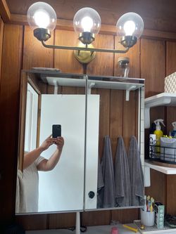 Bathroom Vanity and Medicine Cabinet