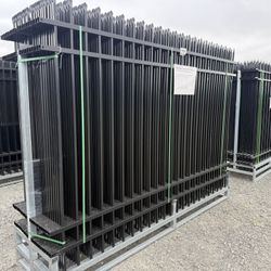 	“Steel Fence Panels 10x7 + Heavy-Duty Driveway Gates 14’ 16’ 20’”