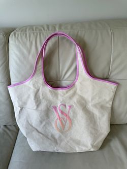 Victoria's Secret Ombré Monogram Logo Tote Bag