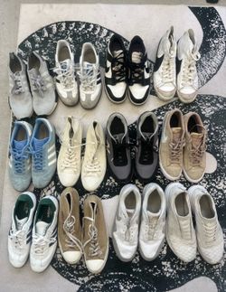 Lot of 12 Men’s Sneakers Size 13 — adidas Samba, Gazelle, Nike Dunk & Blazer