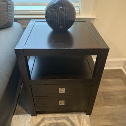 Pair of Espresso End Tables 