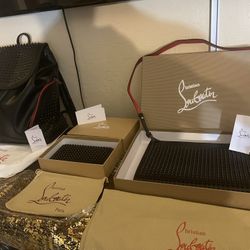 Christian Louboutin Backpack, Wallet, & Messenger/Laptop Bag