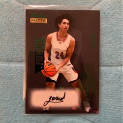 2022 Wild Card Matte Jared McCain #MB-A Autographed Basketball Card 142/200