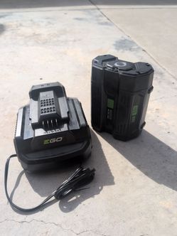 Ego charger with battery