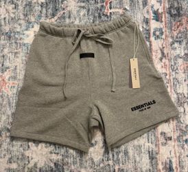 Dark oatmeal essentials fear of god shorts