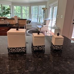 Sugar, Coffee And Salt Holders