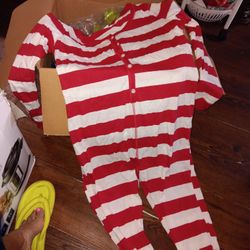 Onsie  Red @ White
