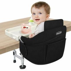Brand new hook on high chair with tray