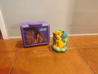 Lion King Lunch Box And Bank