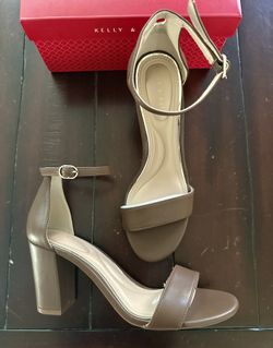 New Brown High Heels Sandals 7.5