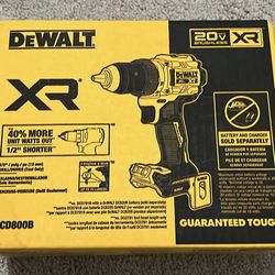DeWalt DCD800B 20V Max XR Brushless 1/2” Driver/Drill