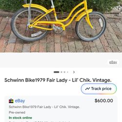 Girls Original Schwin Bike. 