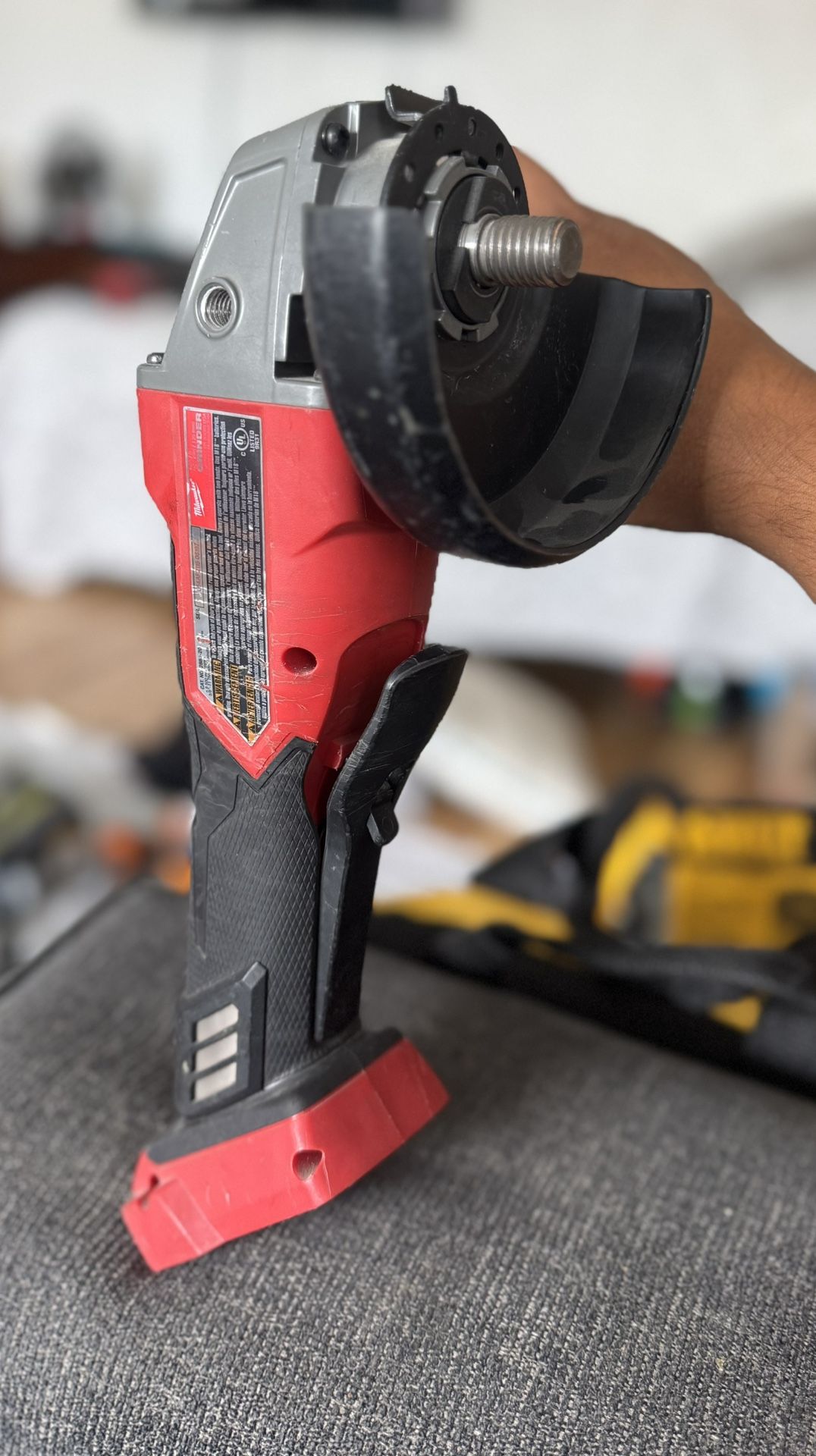 Milwaukee M18 FUEL 18V Lithium-Ion Brushless Cordless 4-1/2 in./5 in. Braking Grinder with Slide Switch (Tool-Only