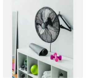 Mainstays 20" 3-Speed High Velocity Tiltable Black Steel Floor Fan