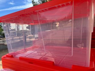 Storange bins 27 gallons clear