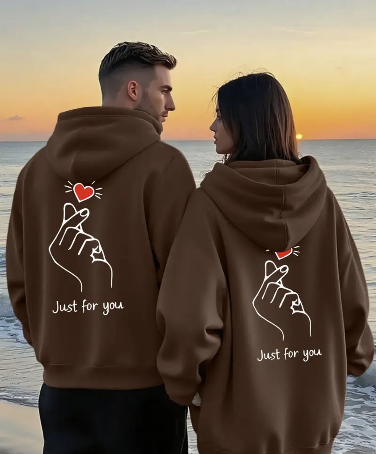 Men'S & Women'S Pastel Pink Hooded Sweatshirt