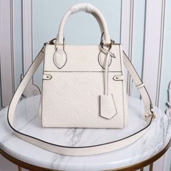 Handbag Purse Luxury Print Womens White