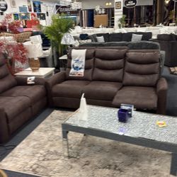 Memory Foam Reclining Set Sofa And Love Was 3000 Now 1199 