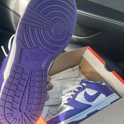 Nike Dunk Low Court Purple Size 10