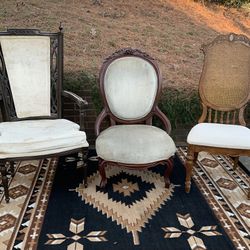 Vintage/Antique Chair Collection (English & French Influences)/ REDUCED to $35 Each!