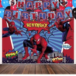 Spiderman Birthday Decorations 