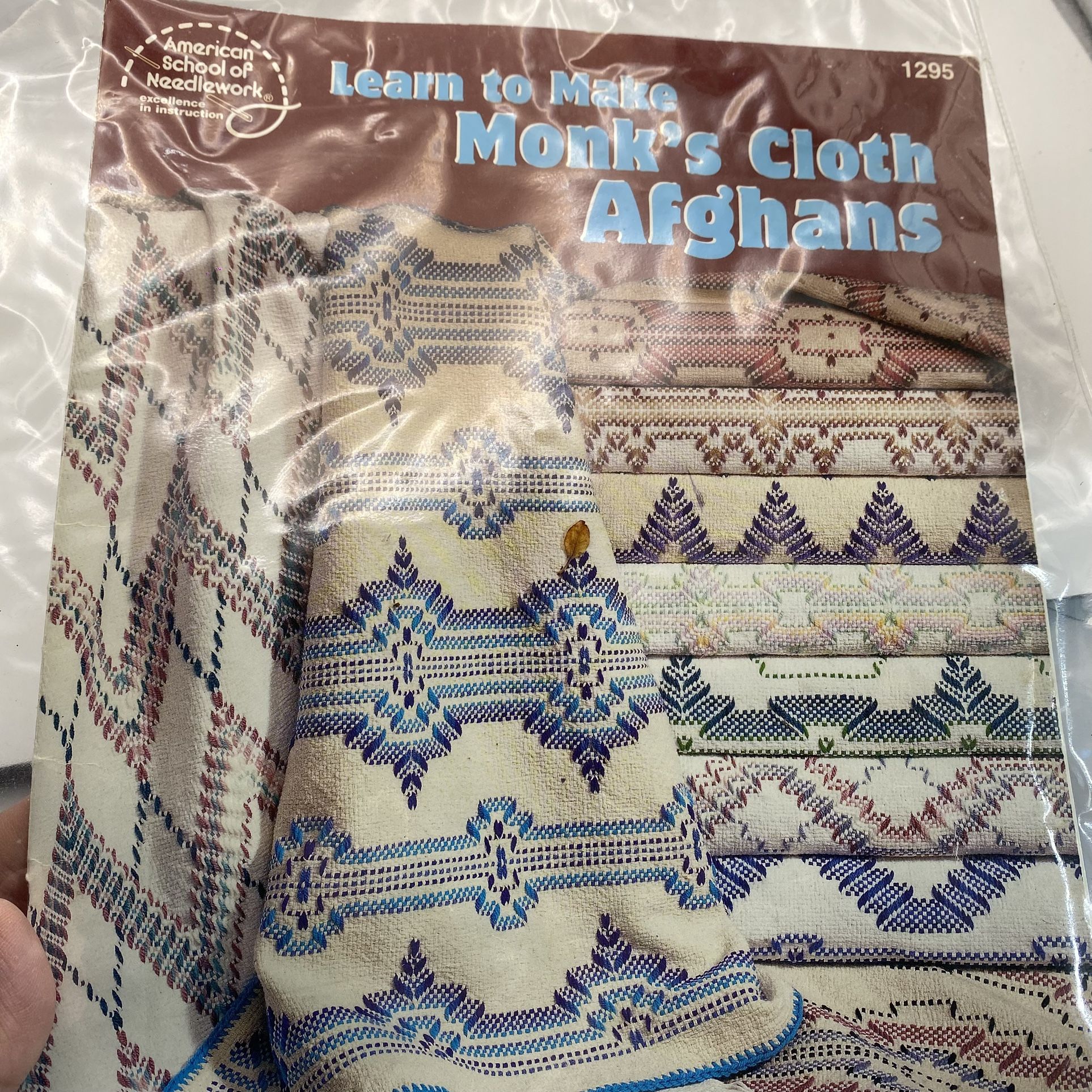 Learn To Make Monks Cloth Afghans Booklet