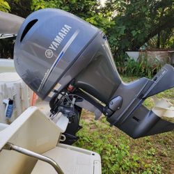 2023 Yamaha F115 with gauges, throttle control, wires and new battery.