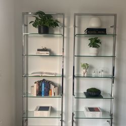 Chrome -  CB2 Tesso Shelves 