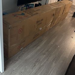 Black Leather Sofa With Pillows