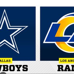 Los Angeles Rams And Dallas Cowboys 