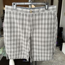 Men's Tommy Hilfiger Checkerd Chino Short Size 32