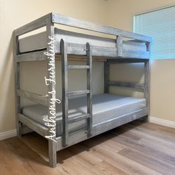 Twin Bunk Bed And Mattress 