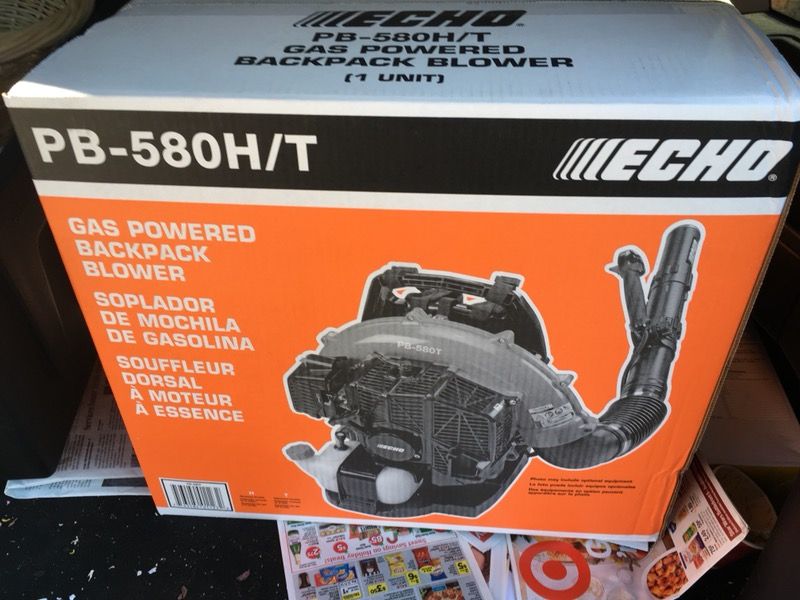Echo pb-550h/t backpack blower brand new