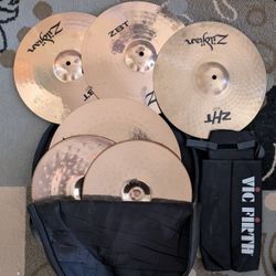 Set Of Zildjian Cymbals 