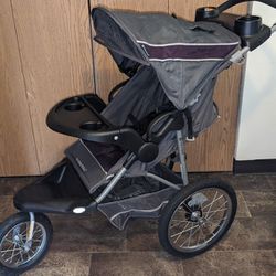 BabyTrend Expedition Jogging Stroller Rare Purple In Near New Condition 