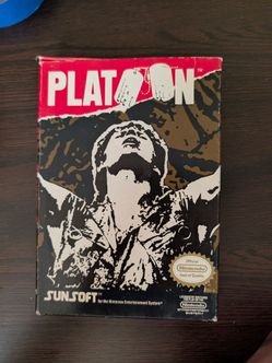 Platoon NES Boxed No Manual