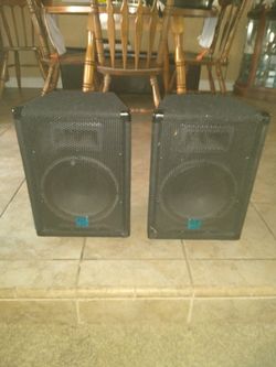 2 10" Gemini GT-1004 Trapezoid Loudspeaker