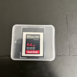 Sandisk 64gb CFexpress Type B Card Cf Express. 
