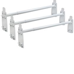 Heavy Duty 3 Bar Roof Ladder Rack For Van Adjustable Steel For GMC SAVANA