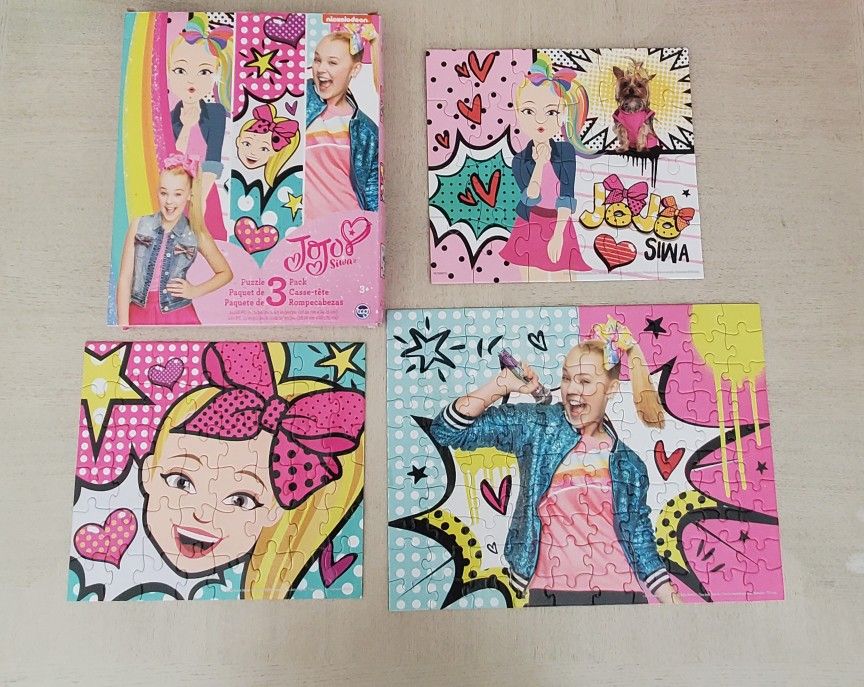 Jojo Siwa 3 Pack Puzzle