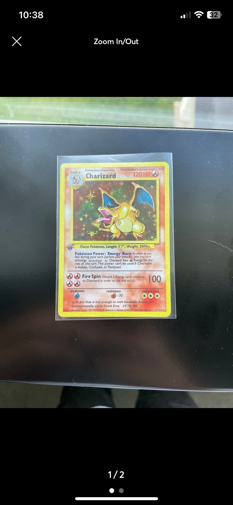 First Edition Charizard PROXY