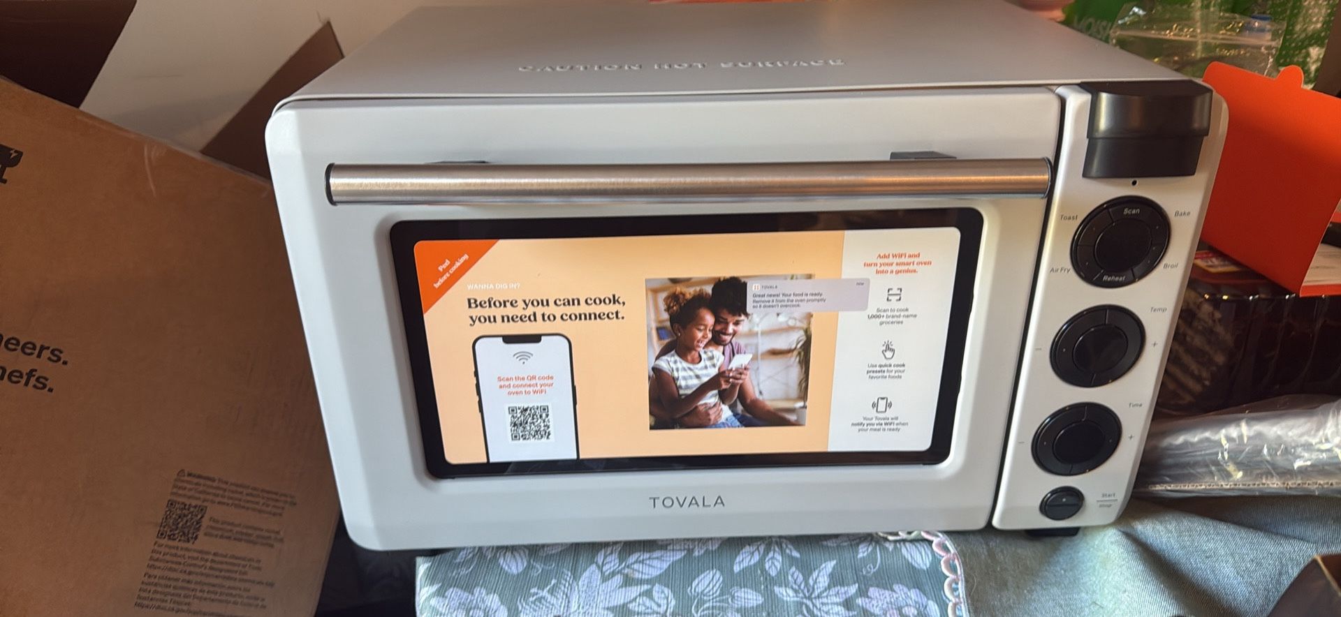 Tovala Smart Oven with app phone connection