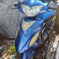 50cc Scooter W/16 Miles(As Is) 