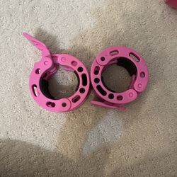 Pink Barbell clips