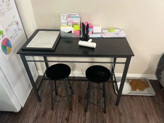 Table and chairs
