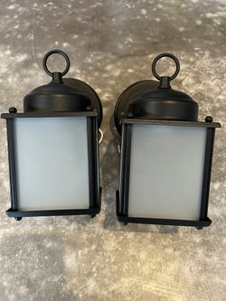 2 Exterior Black Lights 