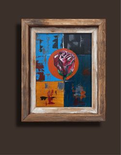 Original decorative acrylic painting 11x14 on canvas